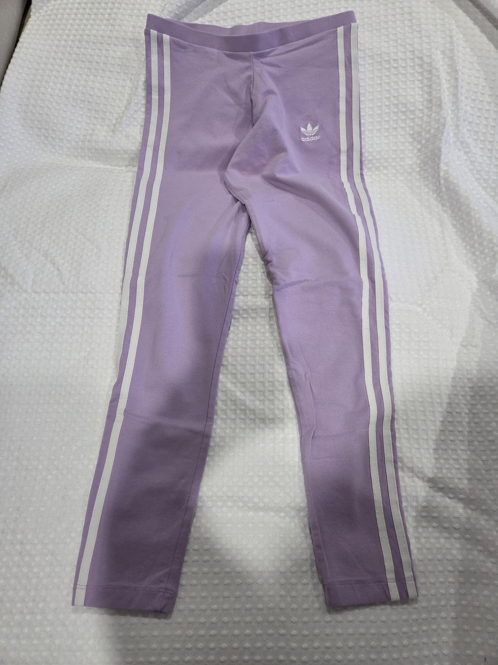 adidas 3-Stripes Leggings Leggings 2-Pair Purple & Black